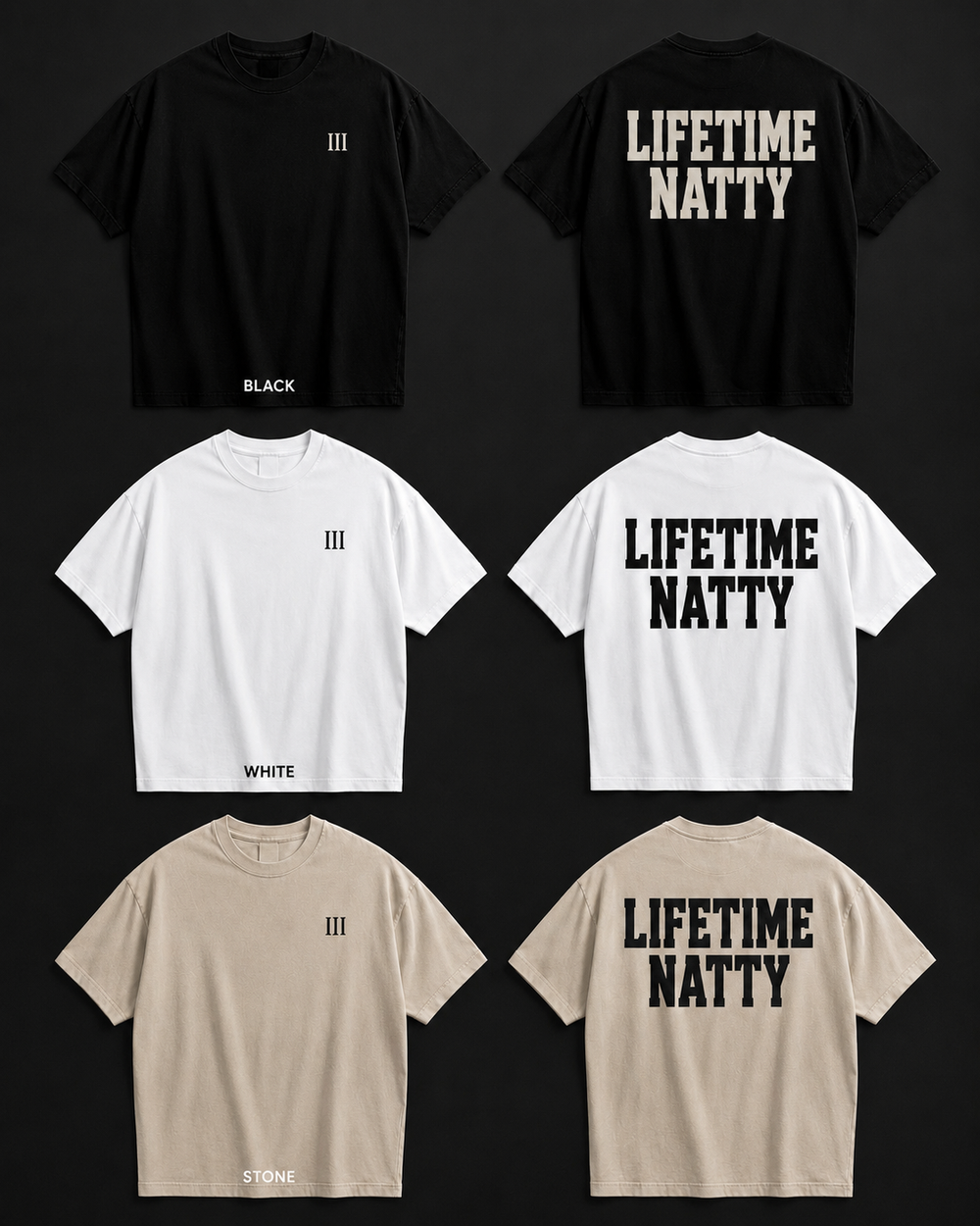 LIFETIME NATTY Oversize Tee